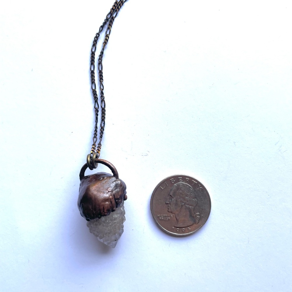 Copper & Spirit Quartz pendant necklace
